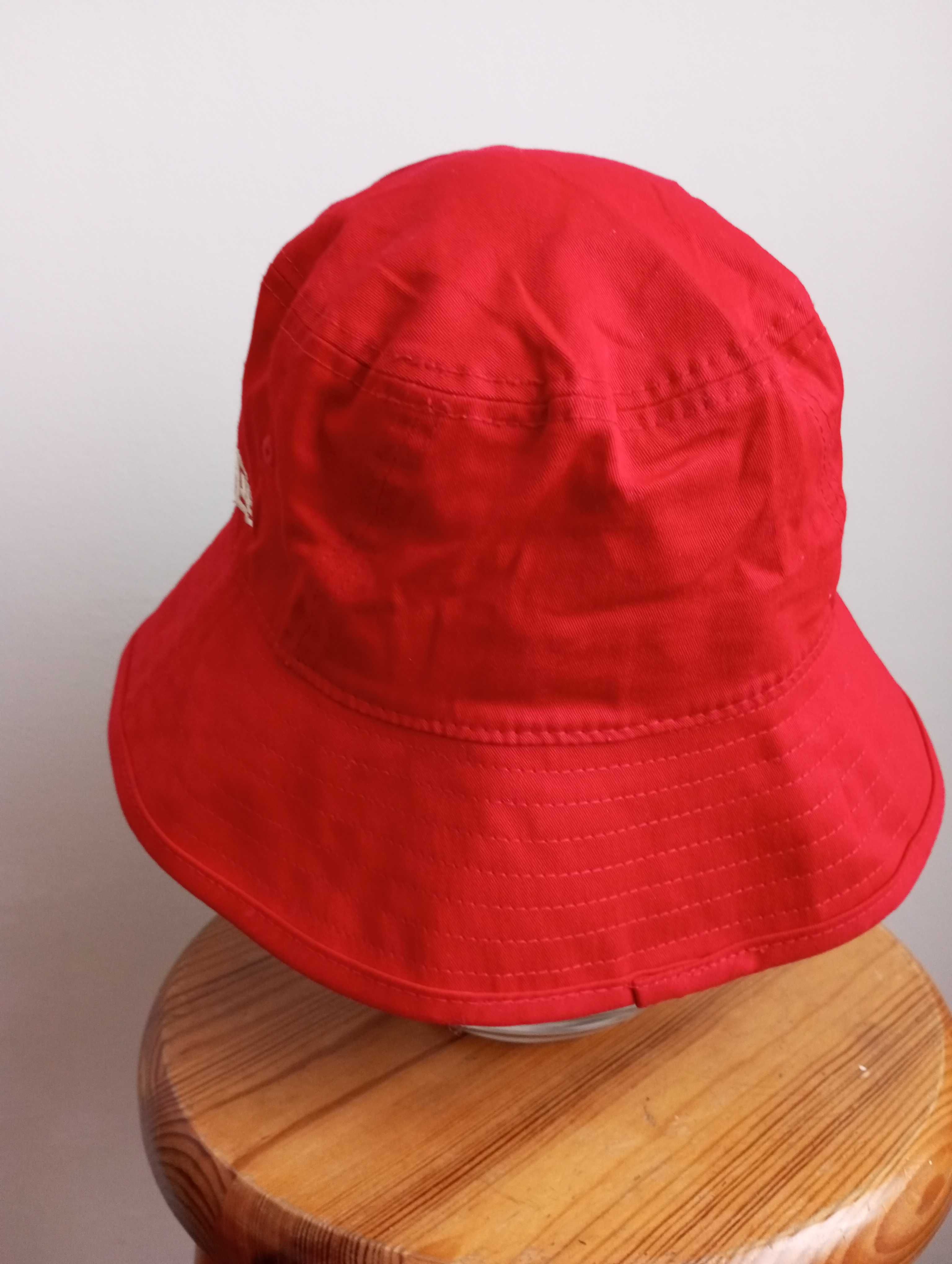 Kapelusz New Era American Bucket Czerwony rozm. uniwersalny
