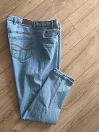 Spodnie męskie 40/34 miękki jeans slim fit John Baner pas102