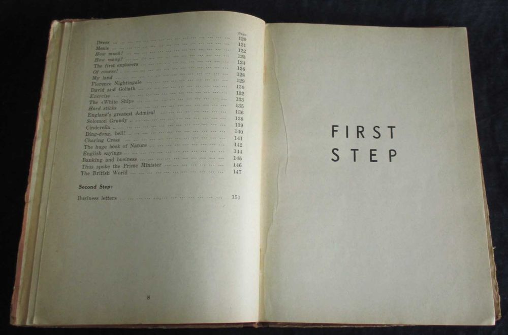 Livro Two Steps forward Virgílio Couto A second book of English