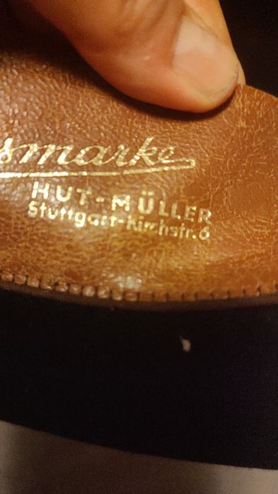 Hut Muller kapelusz niemiecki antyk