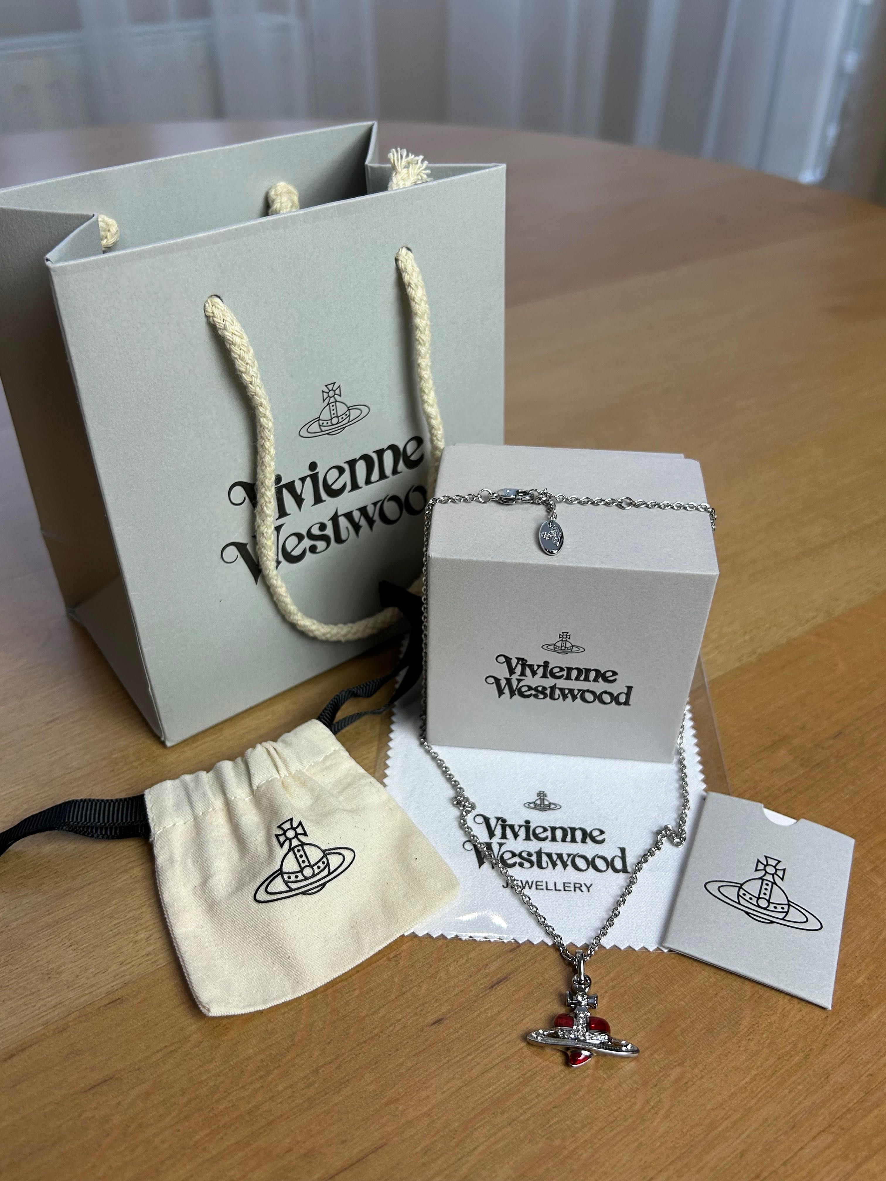 Vivienne Westwood Mini Heart Red подвеска підвіска кулон