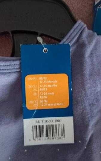 Bluzka z długim rękawem  2 szt.