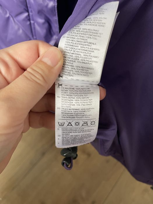 Куртка жіноча зимова, Reebok, з натуральним наповнювачем, розмір XS-S