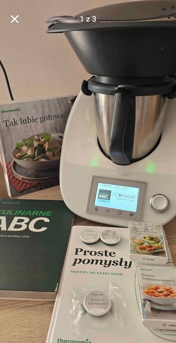 Thermomix tm5 + nośnik z przepisami abc cookido zestaw ksiażki