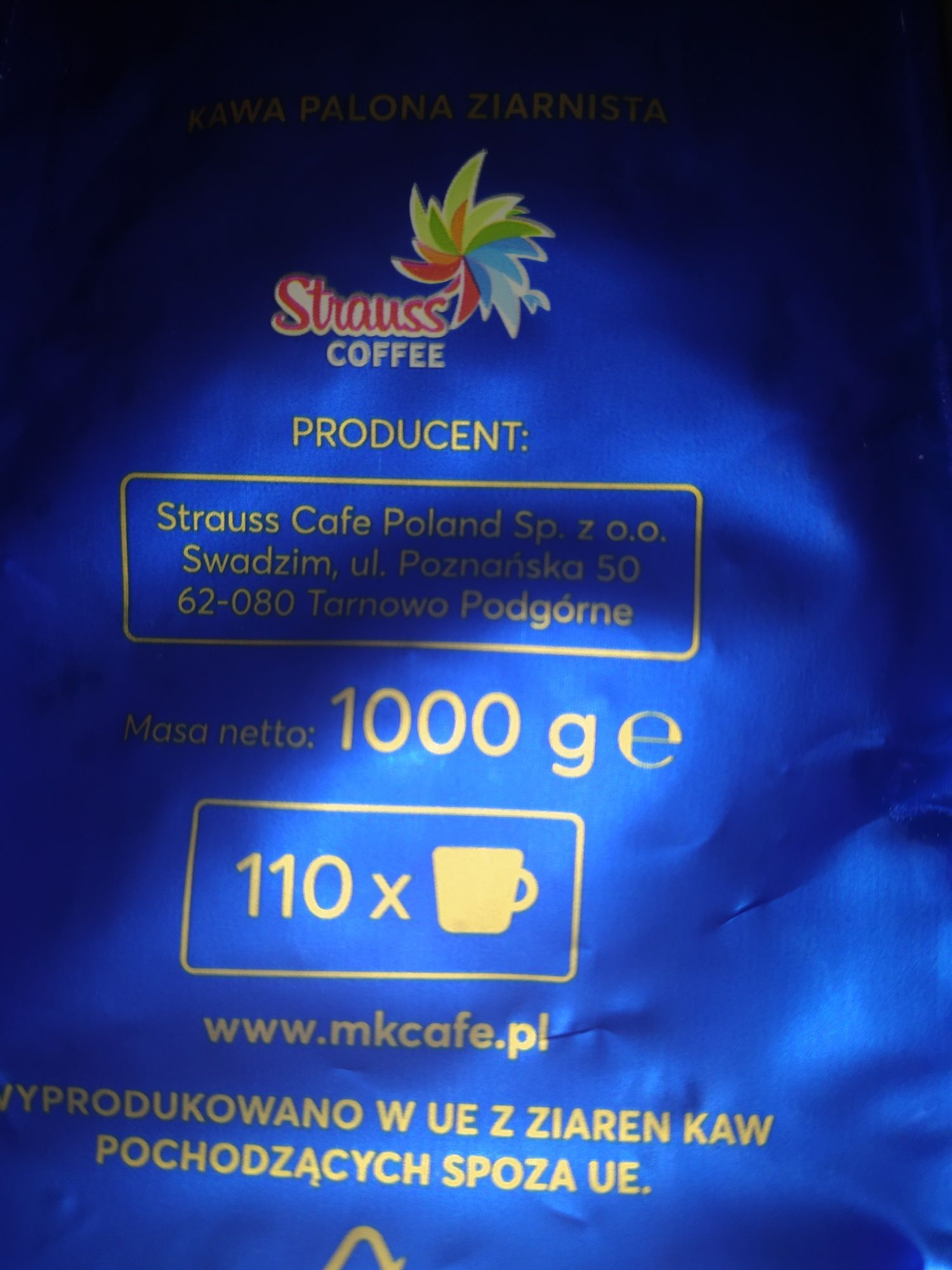 Kawa MK cafe select ziarnista 1kg