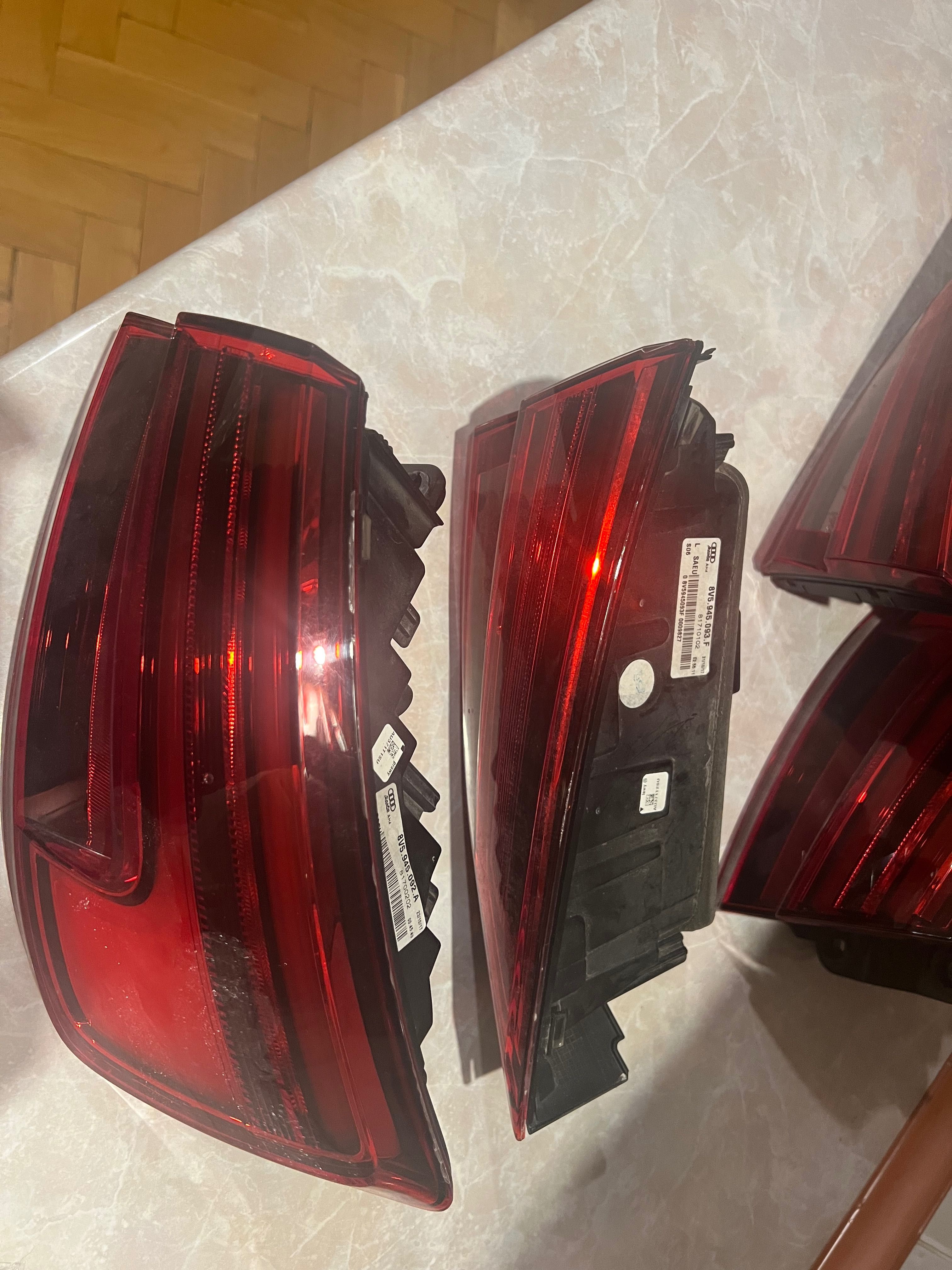 Задні ліхтарі Audi A3/S3/Rs3 динамічні, бігаючі, седан, америка