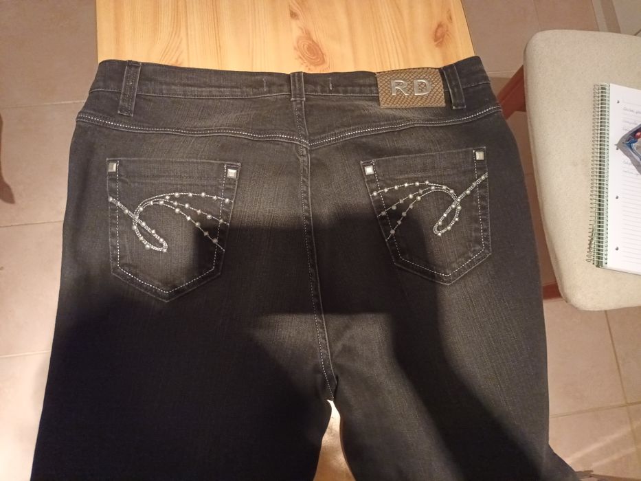 Calças de ganga pretas