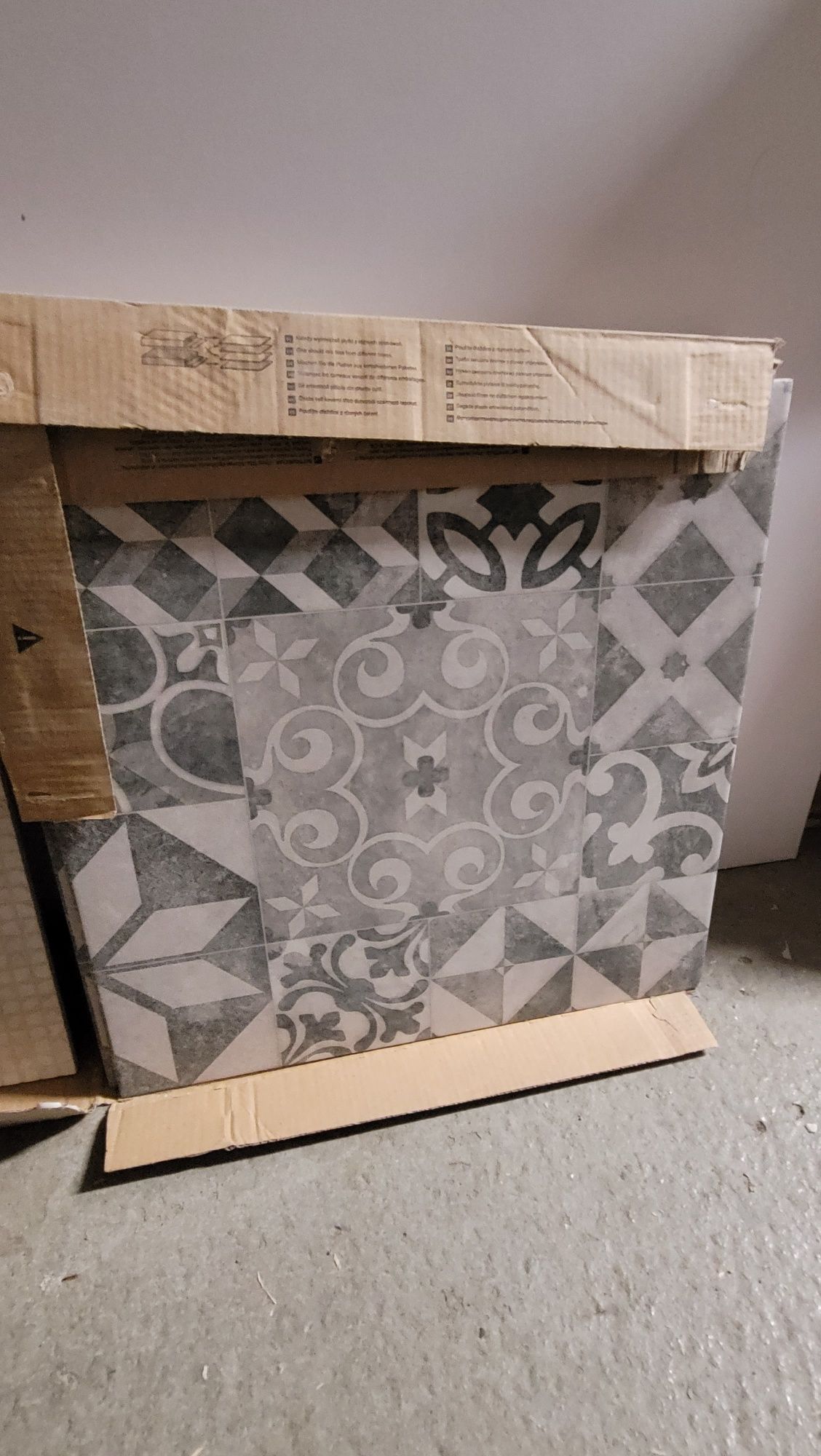 Płytki Patchwork Concrete Grey szare 5 sztuk