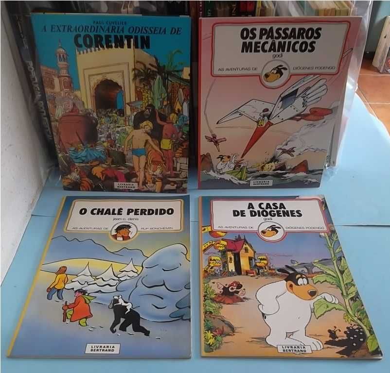 ÁLBUNS BANDA DESENHADA da LIVRARIA BERTRAND (Anos 70)