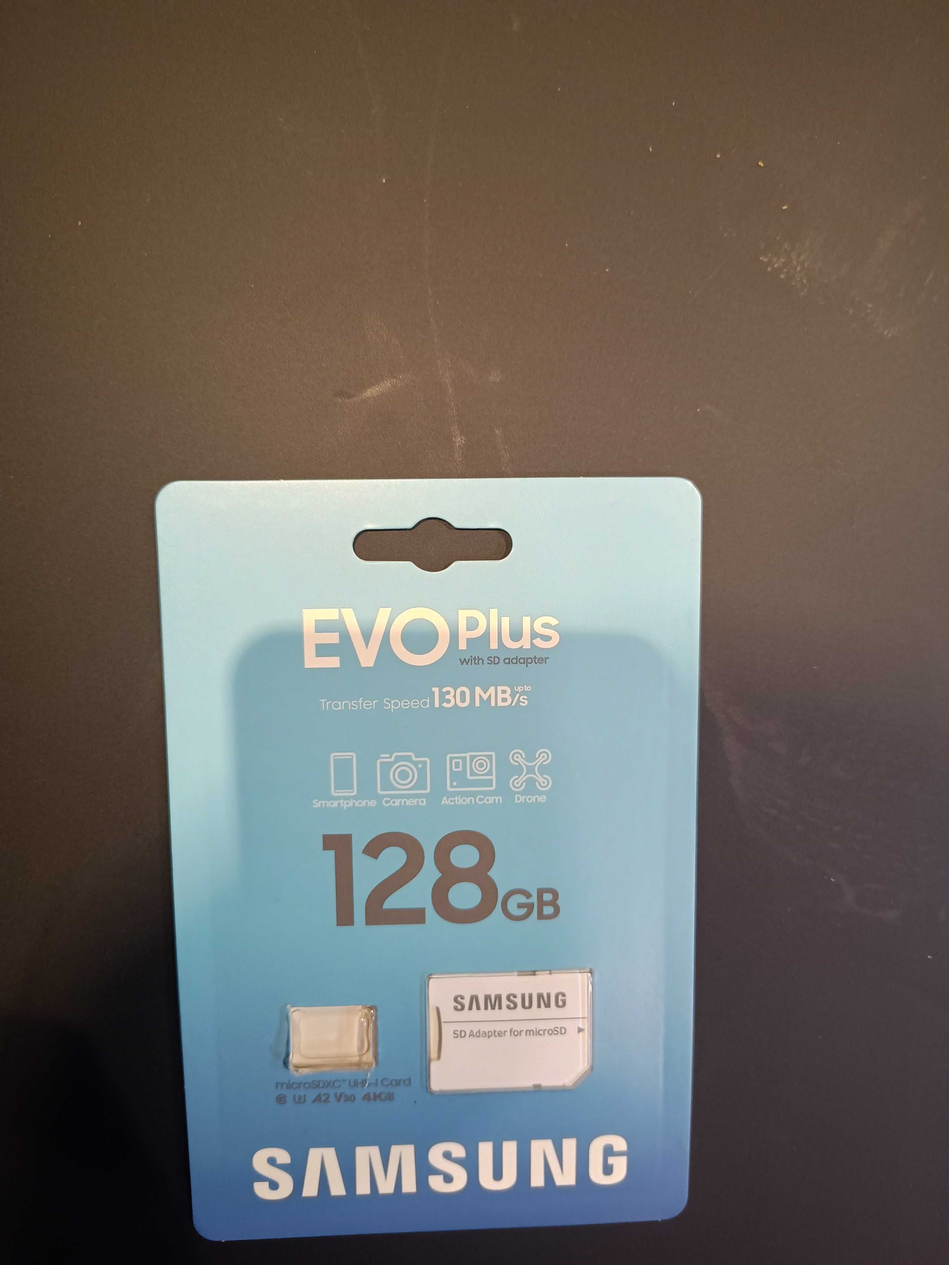 Adapter Samsung EVO PLUS microSDXC 128GB UHS-I U3