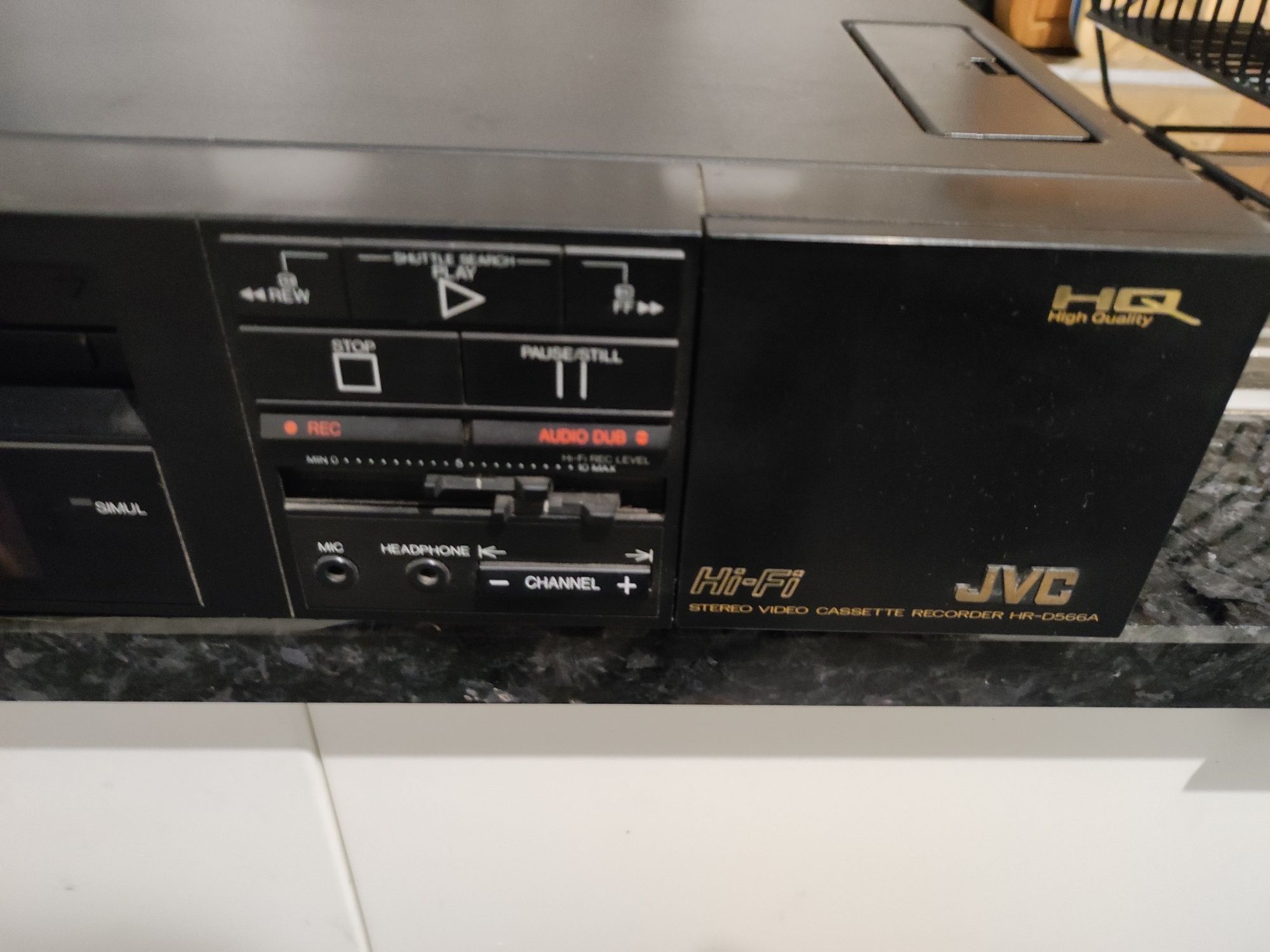 Leitor vídeo vcr JVC HR-D566A