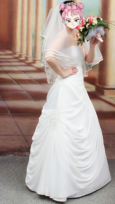 Свадебное платье Maxima, корсет, размер М