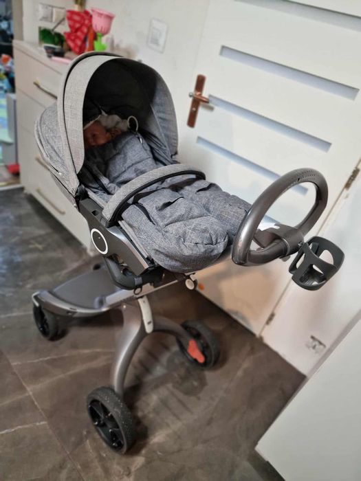 Stokke explory V4-spacerówka, nosidełko, komplet, dodatki