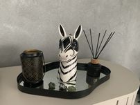 Home&you Figurka dekoracyjna głowa zebry