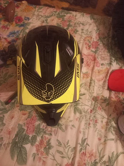 Capacete verde cross