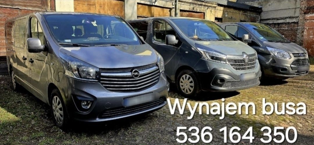 Wolne busy na Lipiec Sierpień Wynajem busów 9-8 osobowych rent bus