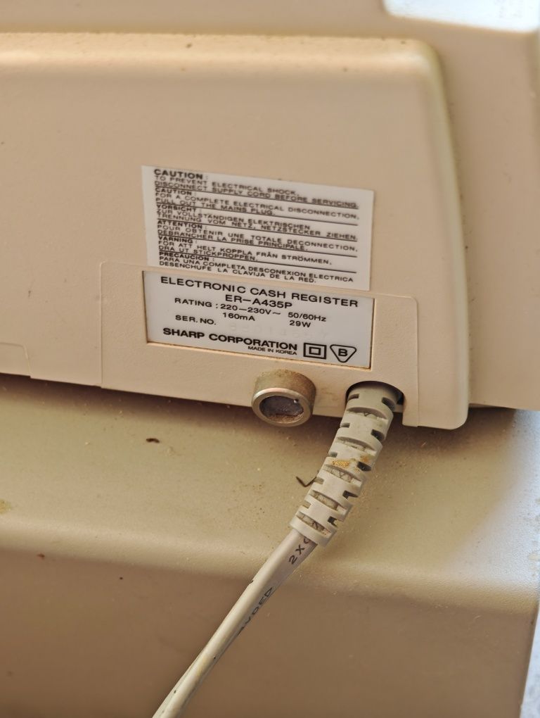 Kasa fiskalna elektroniczna rejestrująca Sharp ER-A435P