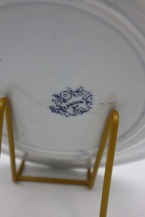 Talerz  z lat 1850/1880 talerz marki Boch Freres  CANTON Chinoiserie