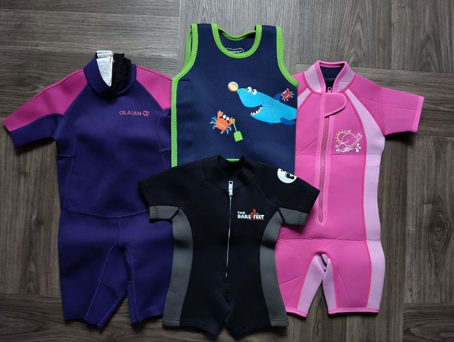 Неопреновые гидрокостюмы для детей и подростков от 1 до 10 лет