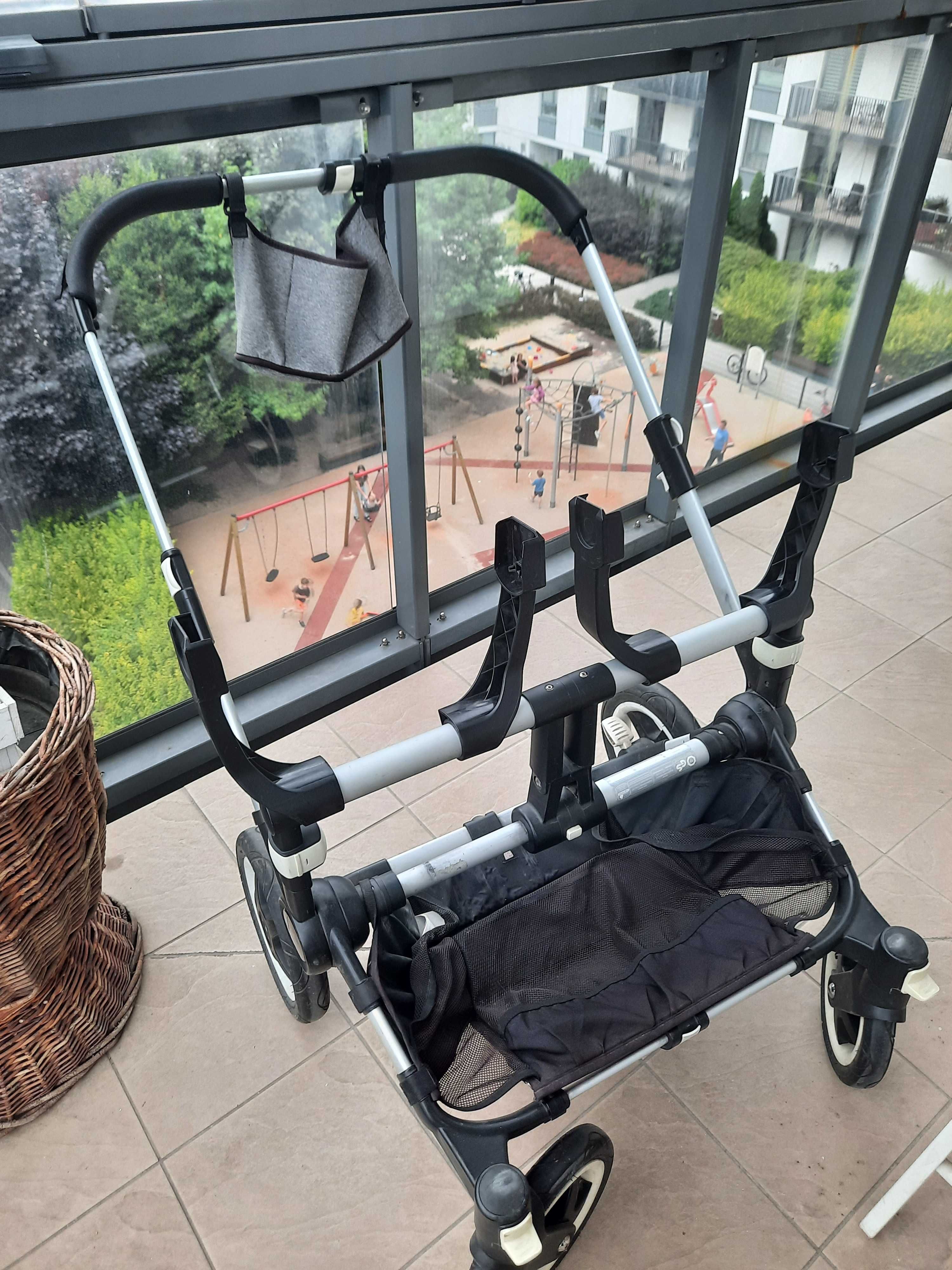Wózek Bugaboo Donkey 2 Twin + dużo akcesoriów