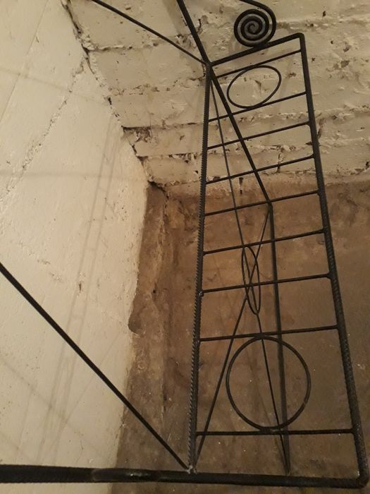 Duży stary ciężki wieszak RETRO lata 70 te.wysokość 2m.szer/ 81cm