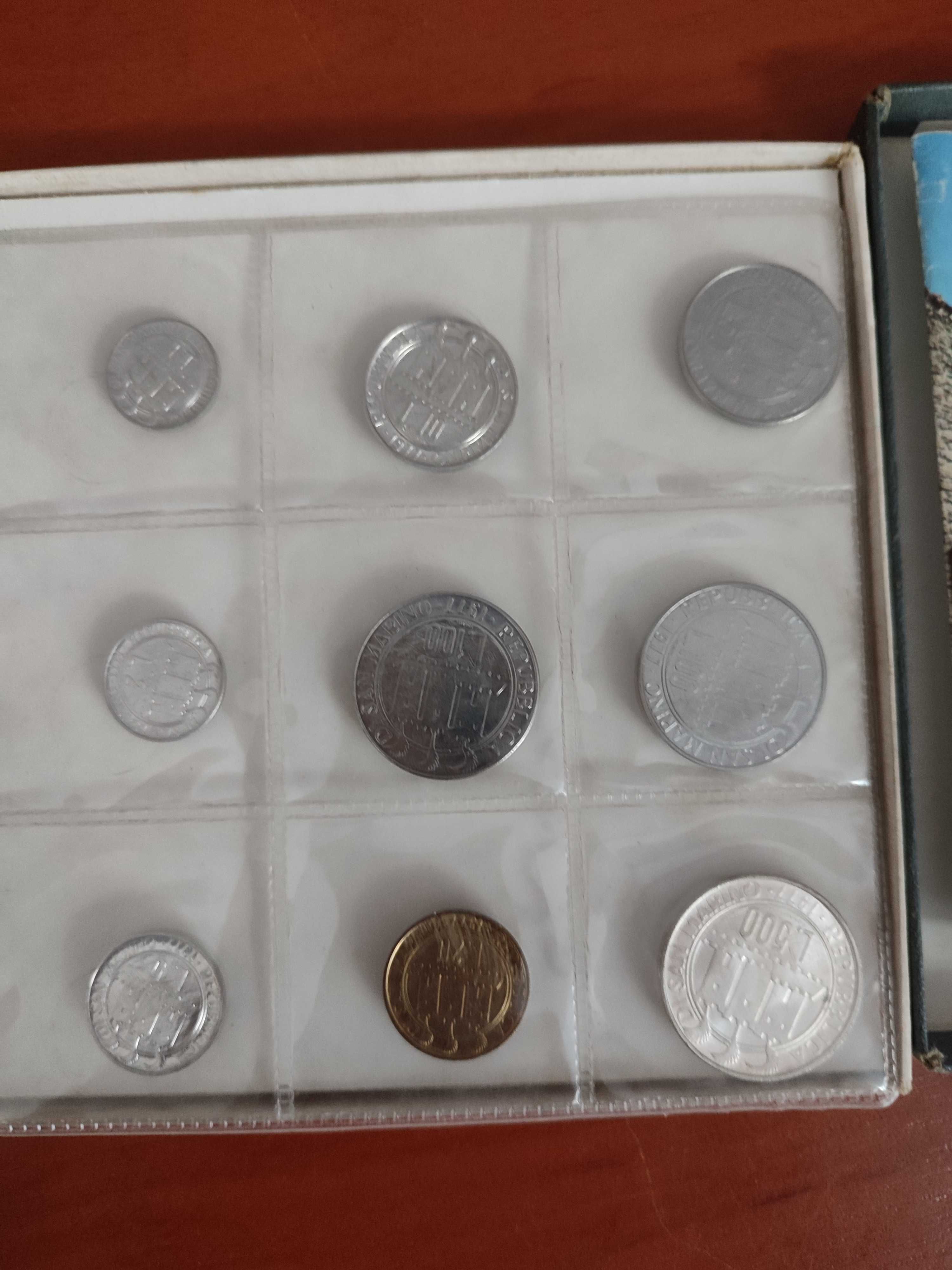 Monety pakiet w pudełku Republika San Marino seria 1977