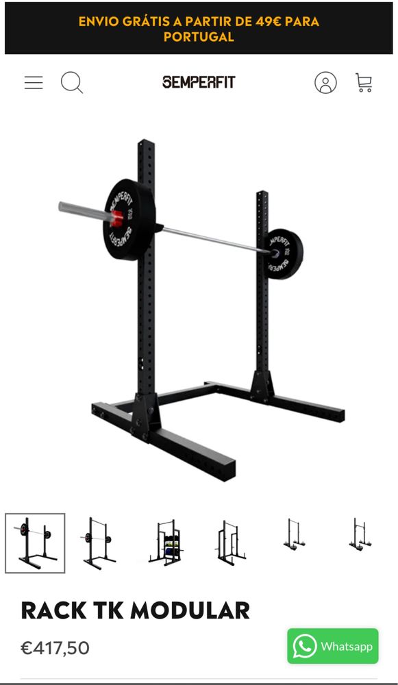 Squat Rack Modelar Semperfit