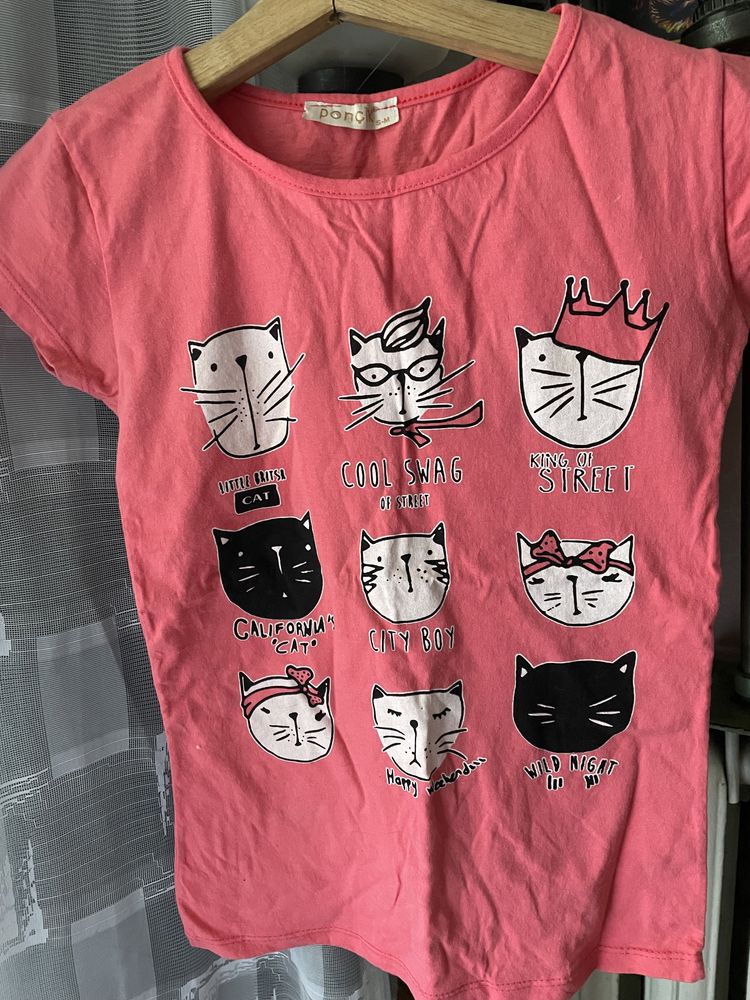 3 футболки с котиками за 540 гривен
