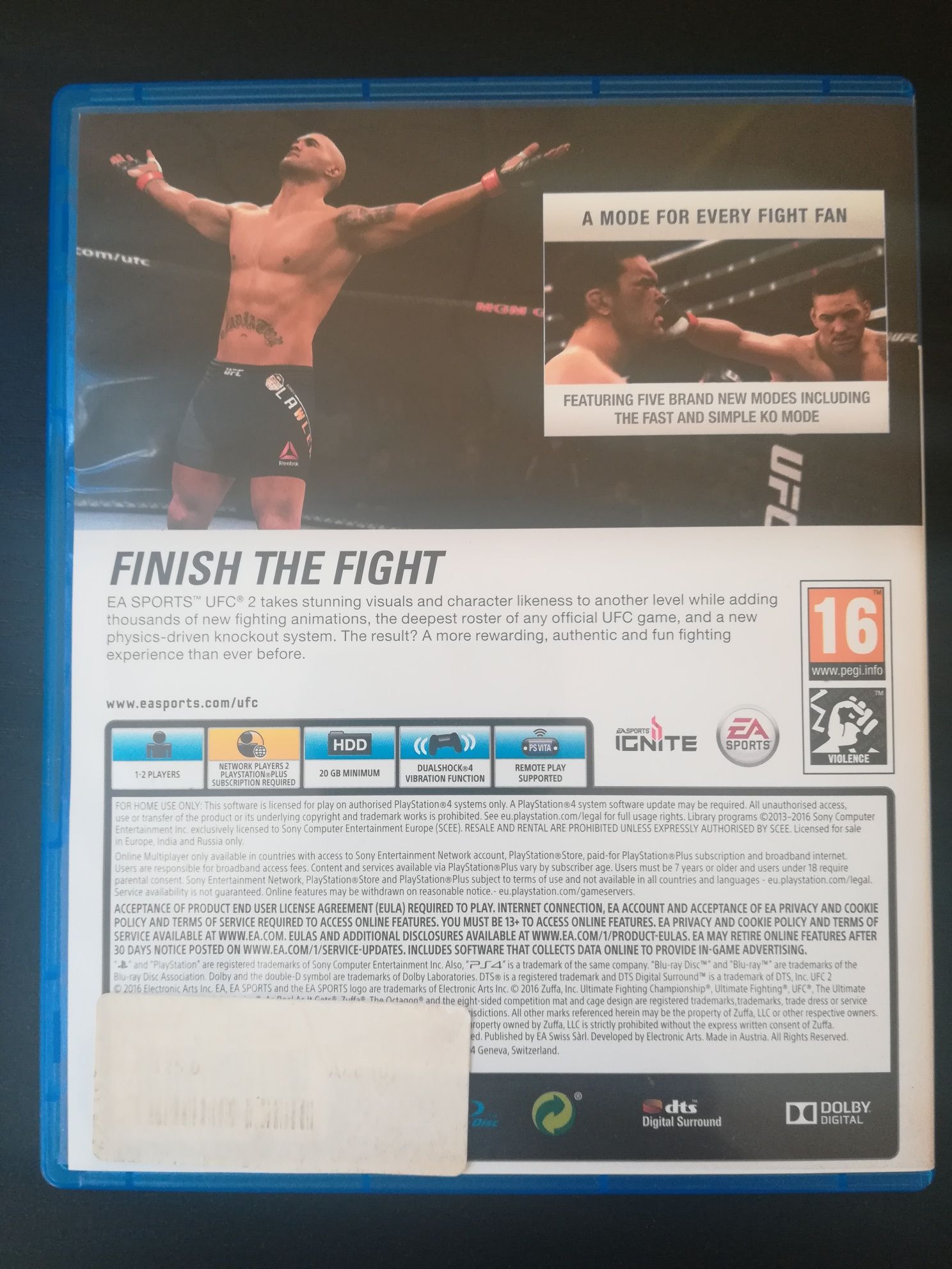 Jogo UFC 2 ( PS4 )