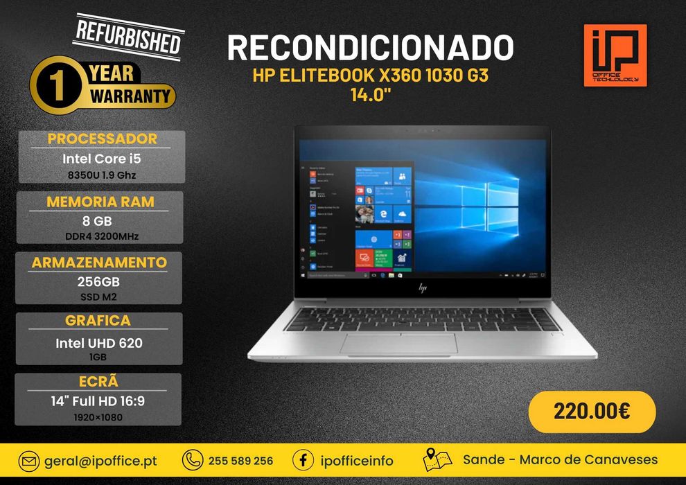 Portatil HP Elitebook x360