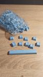Keycapy niebieskie 104 sztuki