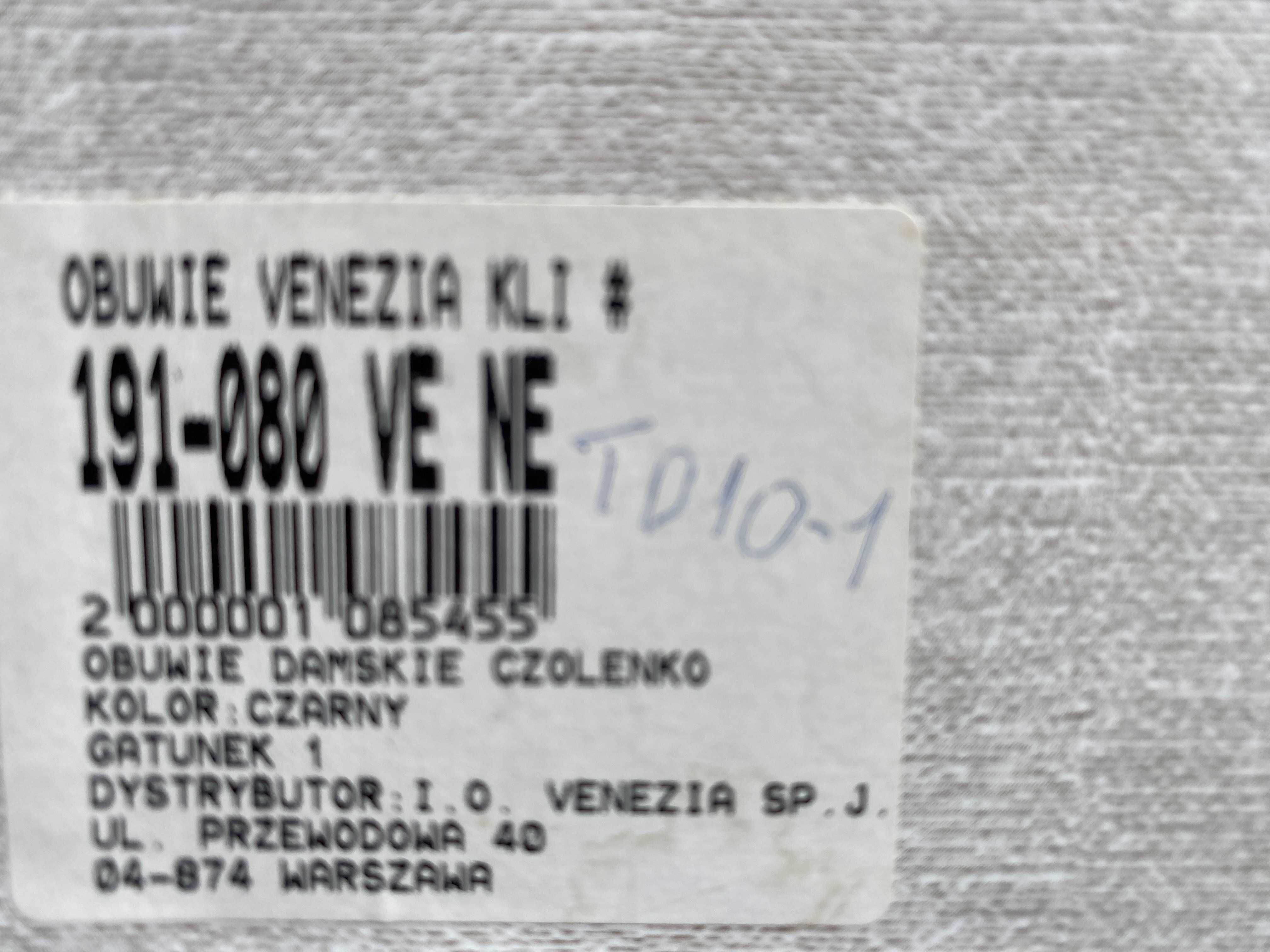 Szpilki skórzane Venezia