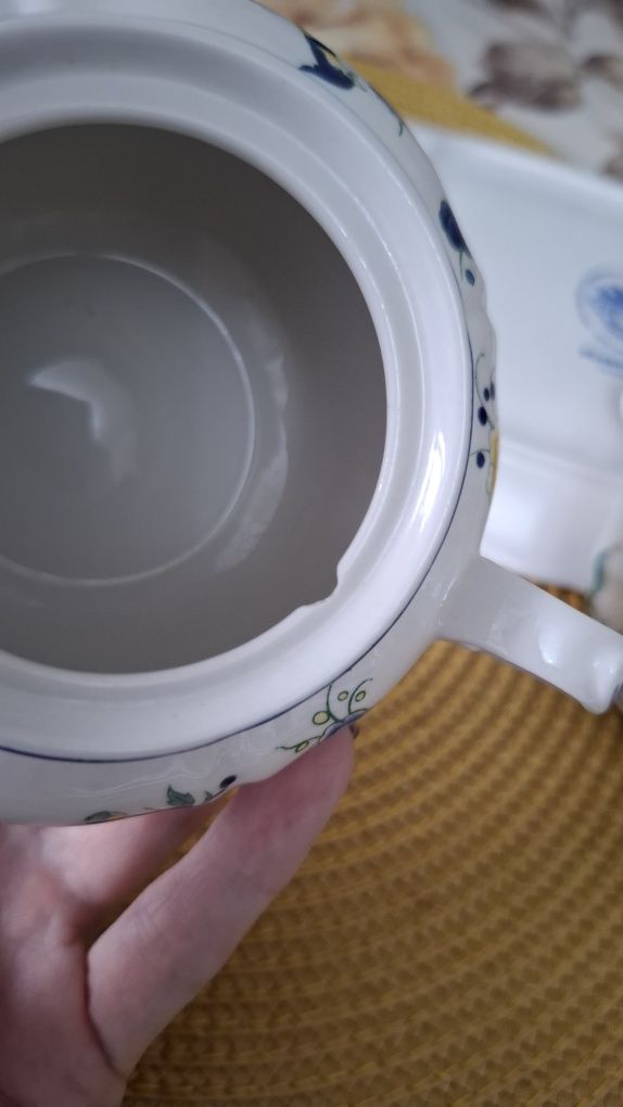 Villeroy&Boch Phoenix Blau Виллерой феникс. Набор посуды для завтрака.