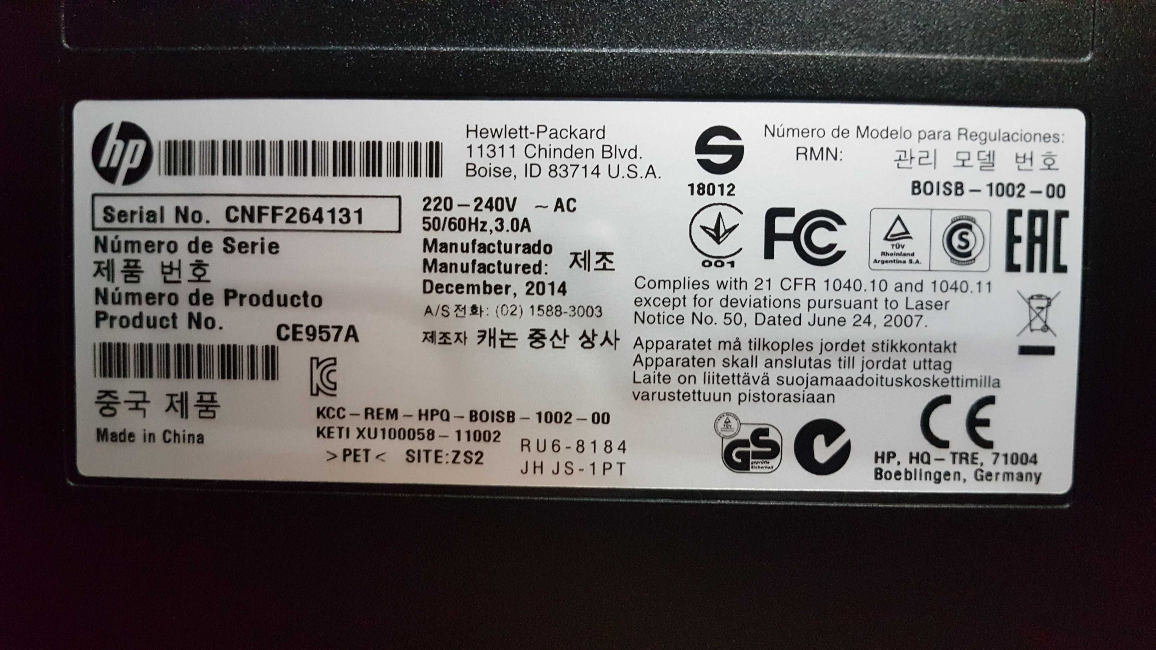 Drukarka laserowa, kolorowa A4, sieciowa HP LaserJet Pro M451dn color