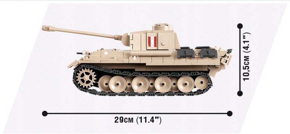 Klocki Cobi World of Tanks czołg PzKpfw. V Panther 3035