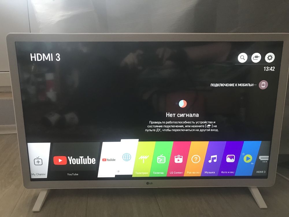 Телевізор LG Smart Wi-Fi 32дюйми LED