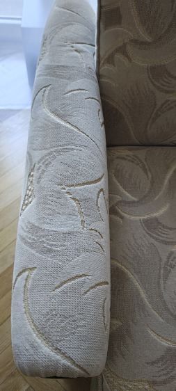 Zestaw mebli kanapa, leżanka + dwa fotele