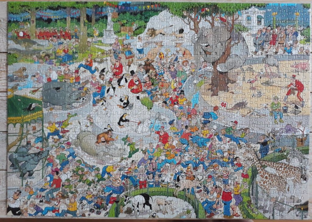 Puzzle Jan Van Haasteren. 1000 elementów Zoo. Kompletne