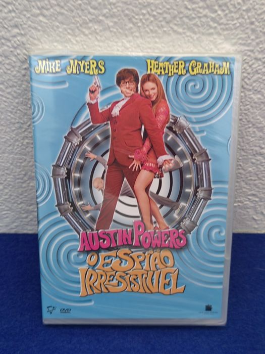Filme em DVD "Austin Powers: O Espião Irresistível" - novo e selado