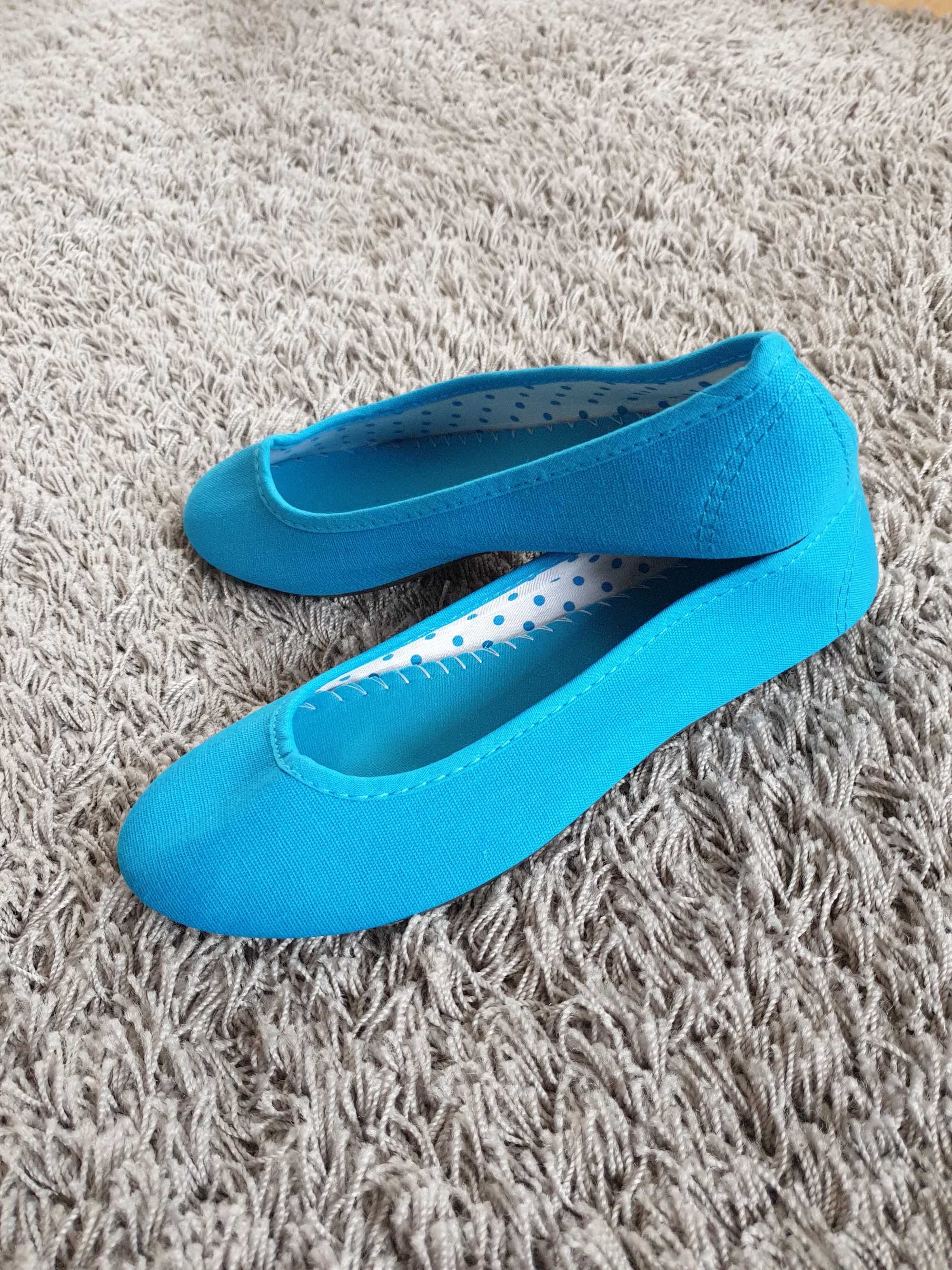Nowe buty baleriny 36 37 38 balerinki baletki pantofelki materiałowe