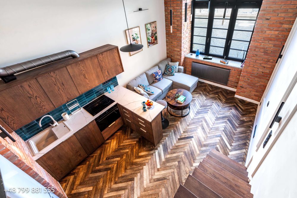 Studio loft Bulwar Staromiejski  widok na Odrę 1 najem bez prowizji