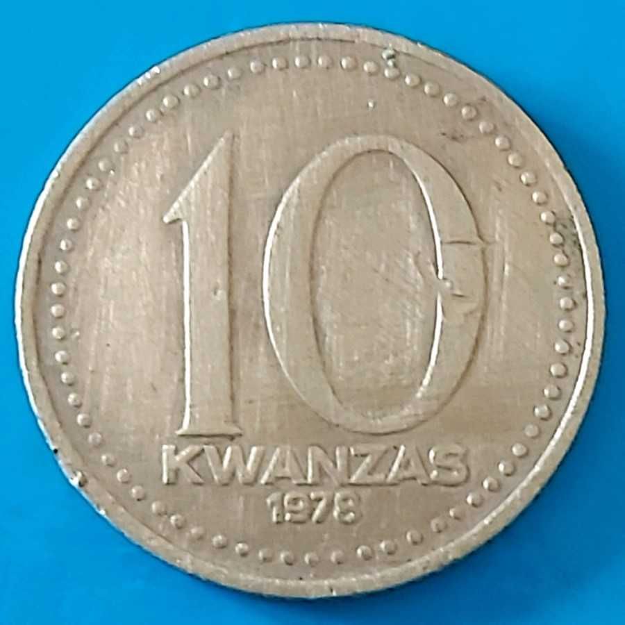 10 kwanzas de  1978, Angola