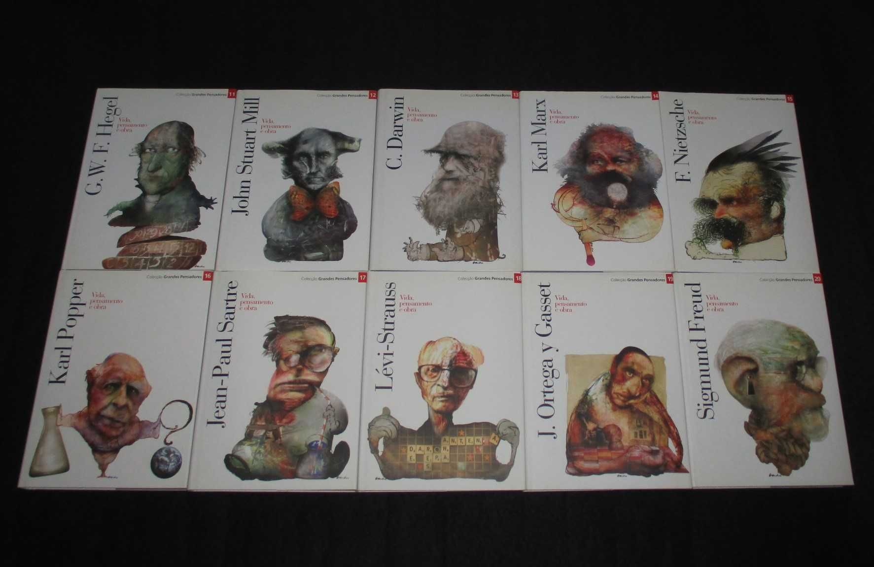 Livros Colecção Grandes Pensadores Vida Pensamento e Obra Completa