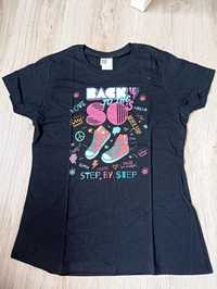 T-shirt Back to the 80's czarny S