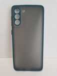 Etui Vennus Color Button Bumper do Samsung Galaxy S21 Plus Zielony