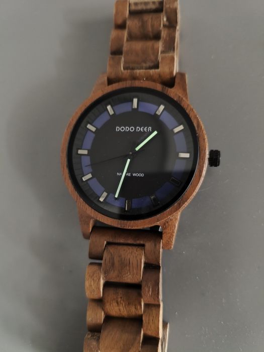 Zegarek męski DODO DEER naturalne drewno, nowa bateria