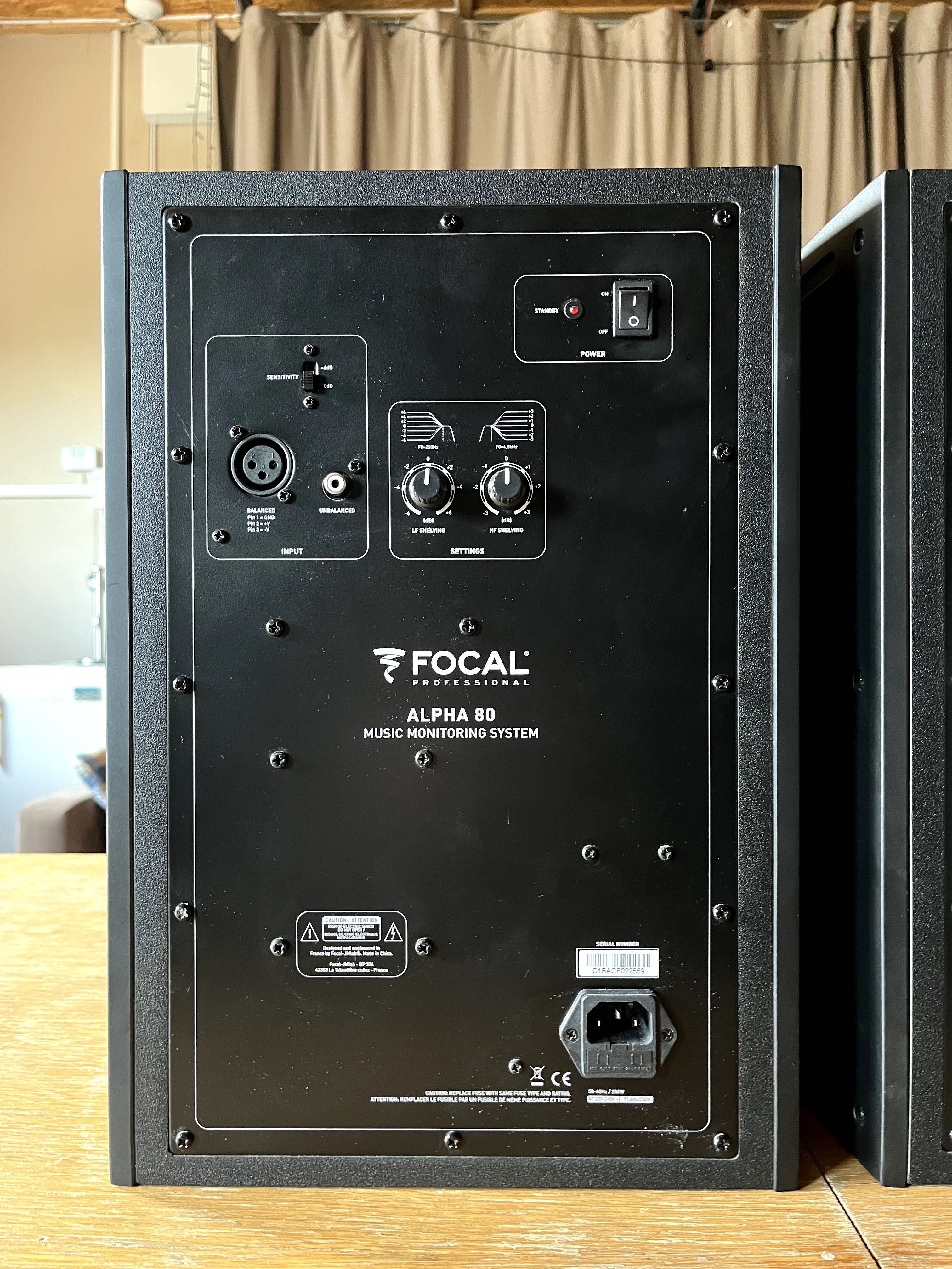 Monitory studyjne Focal Alpha 80, głośniki aktywne