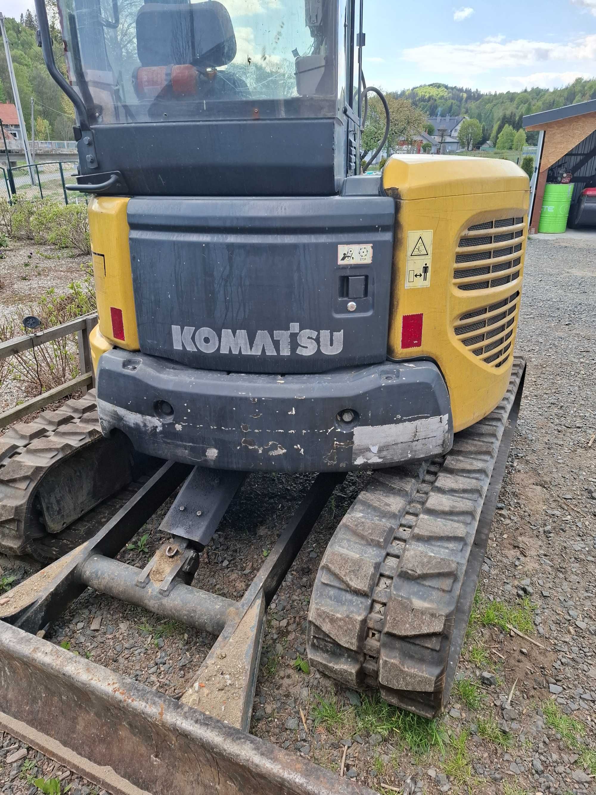 Minikoparka komatsu pc50mr