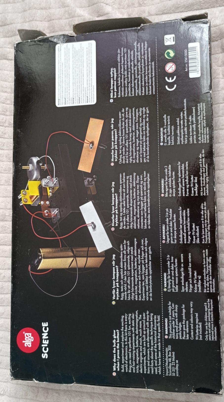 101 experiment - zestaw do eksperymentów elektrycznych,magnetycznych