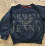 Czarna bluza  Armani Jeans 122cm